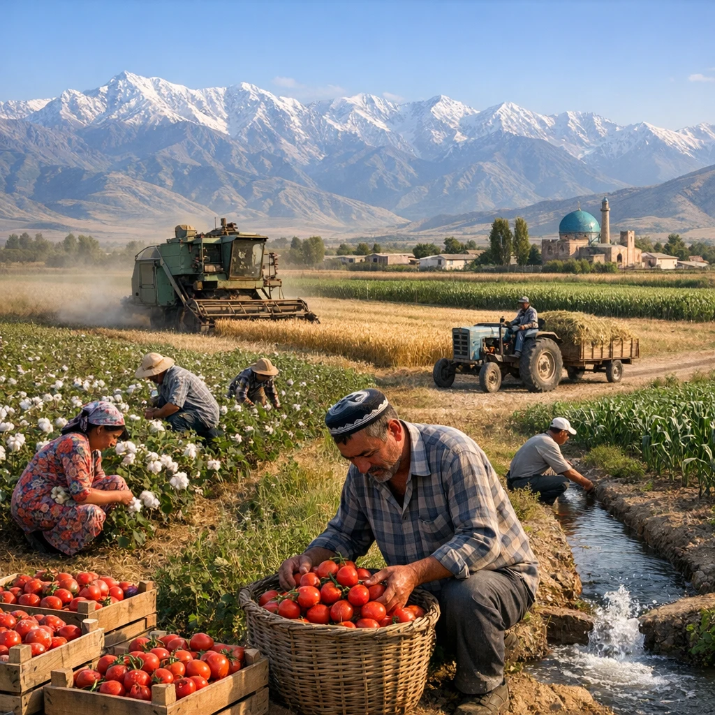 Rolnictwo w Uzbekistanie – jak wygląda