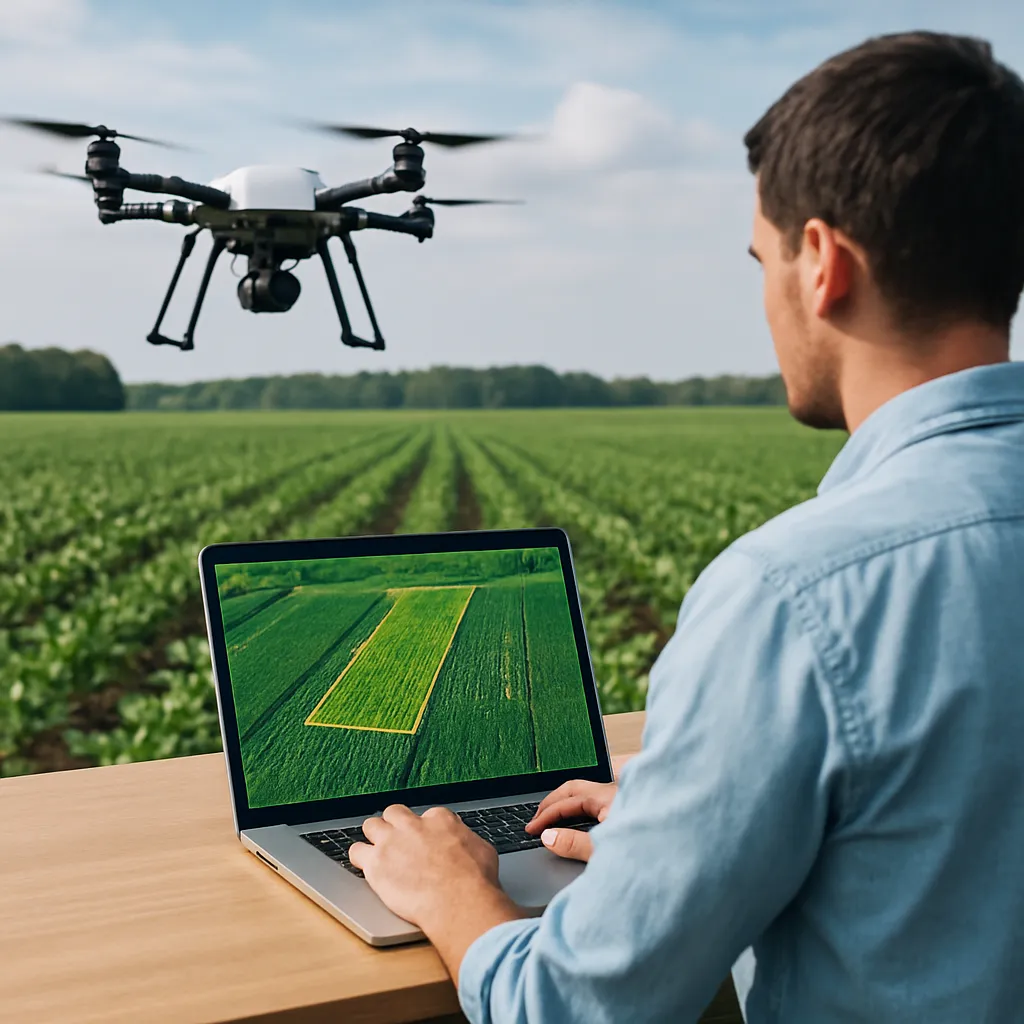 Oprogramowanie do analizy danych z dronów rolniczych