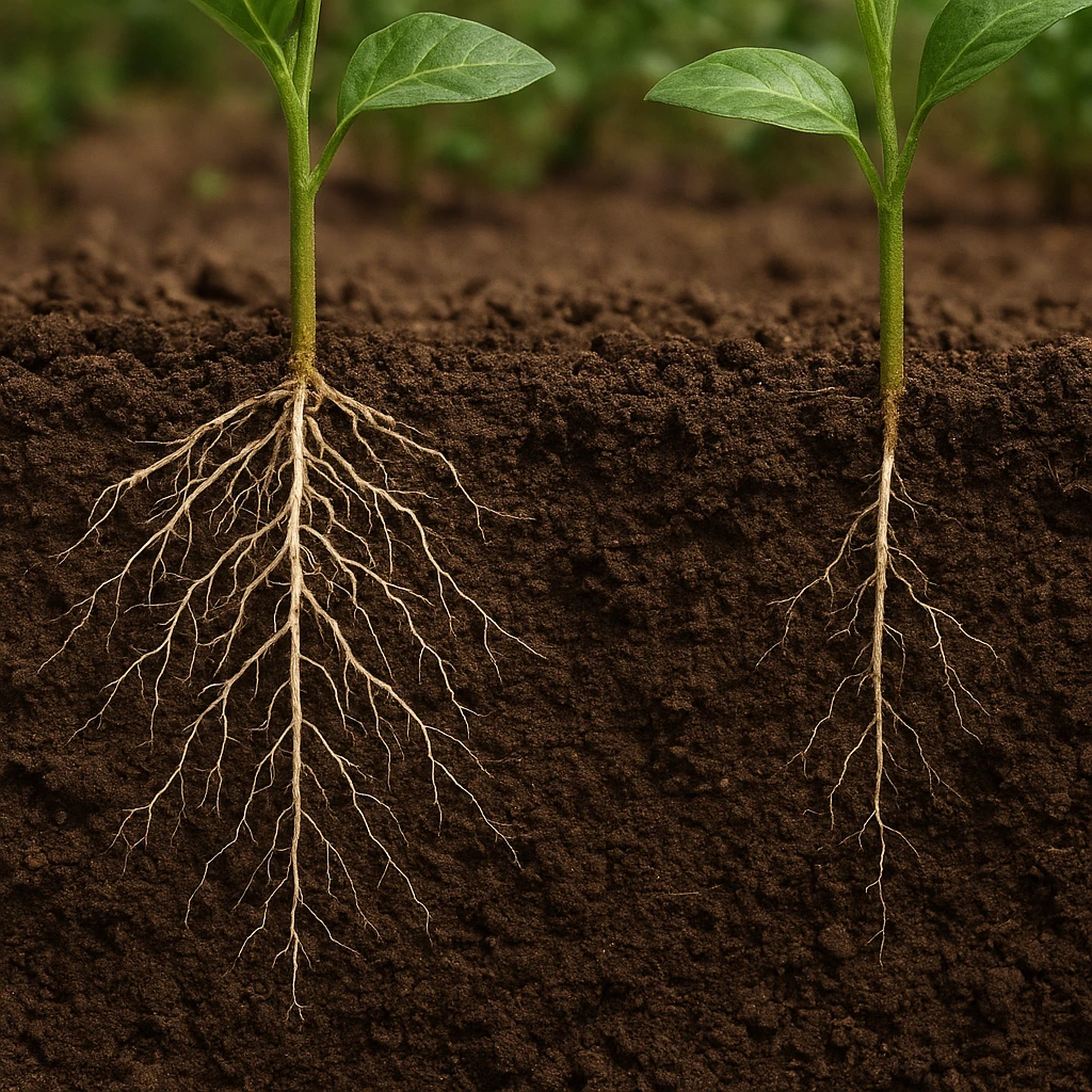 Wpływ nawożenia na rozwój systemu korzeniowego roślin