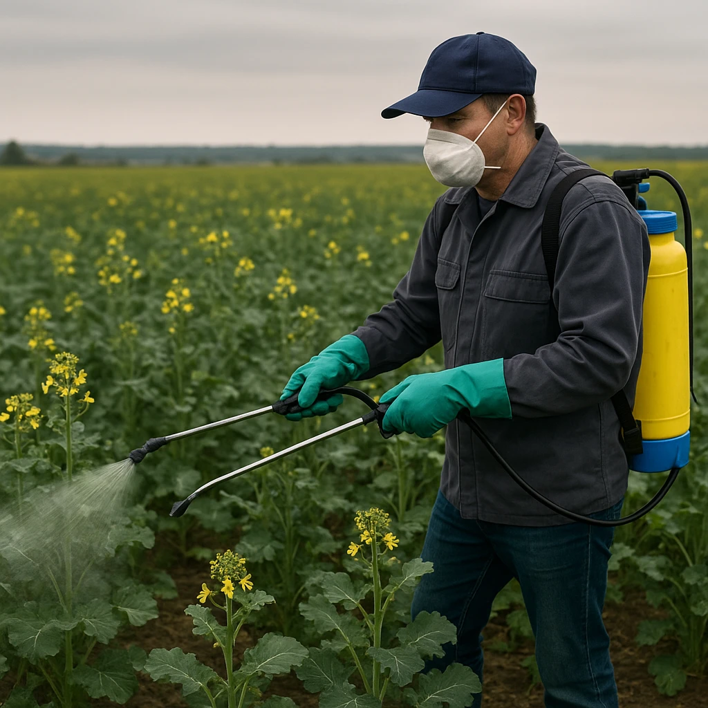 Zwalczanie chwastów w rzepaku ozimym jesienią