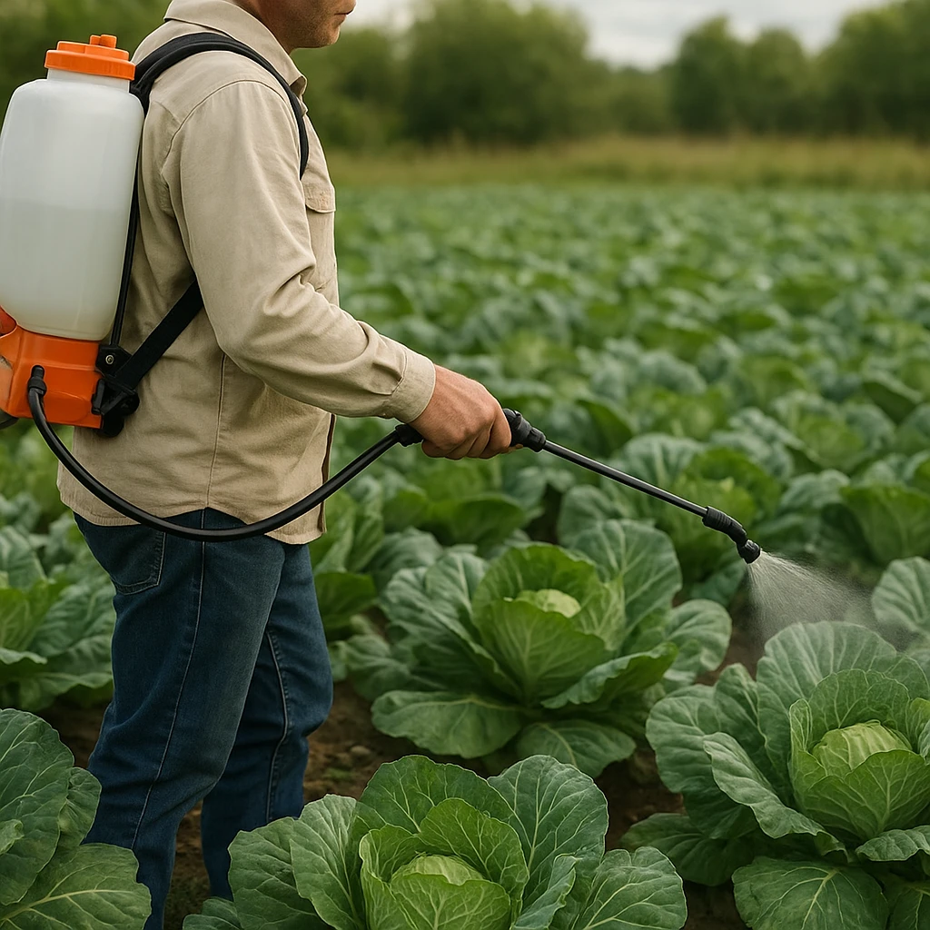 Ochrona plantacji kapusty przed szkodnikami liściowymi