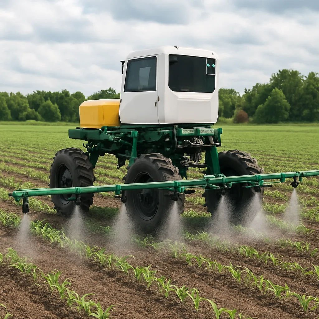 Autonomiczne opryski punktowe chwastów