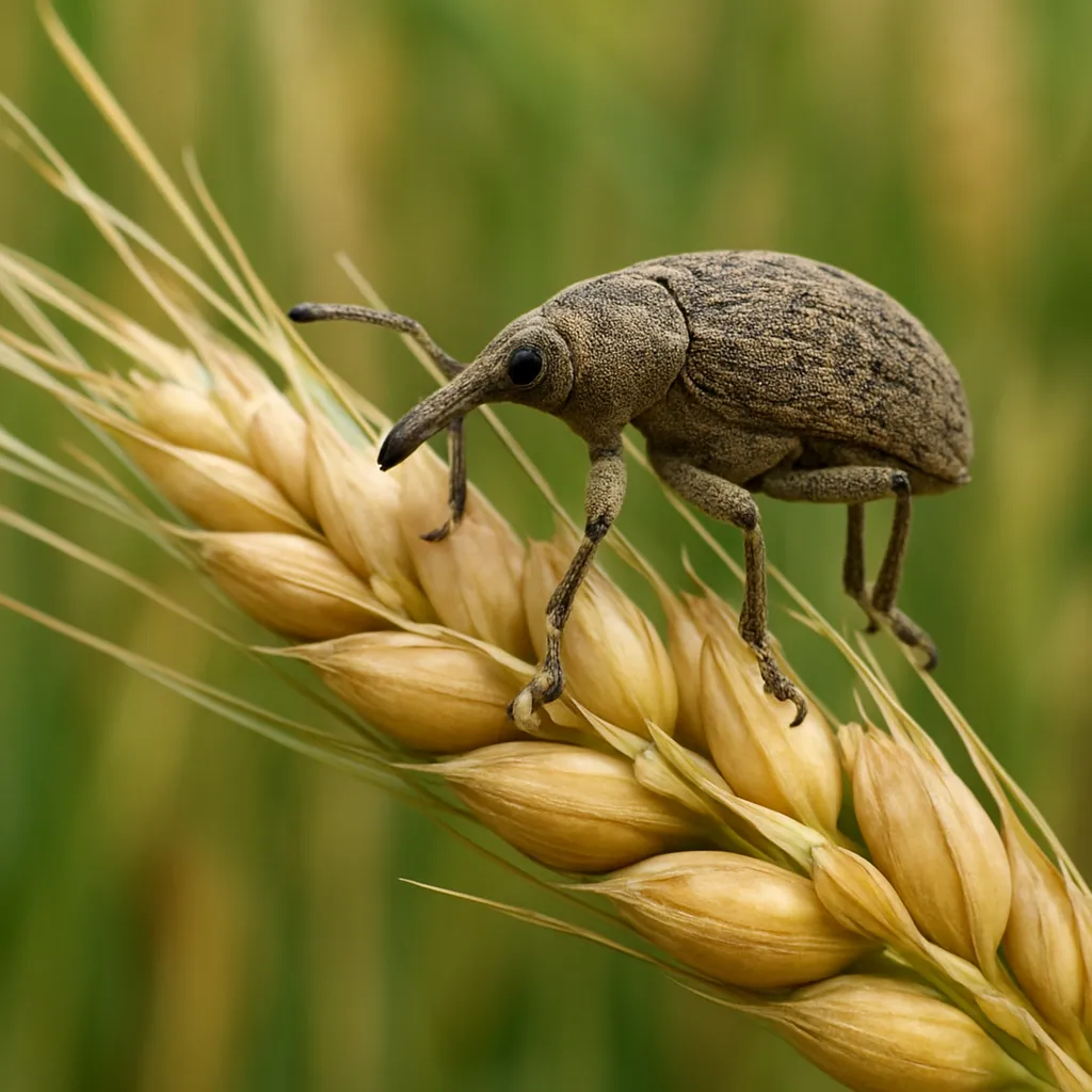 Łokaś garbatek – zboża