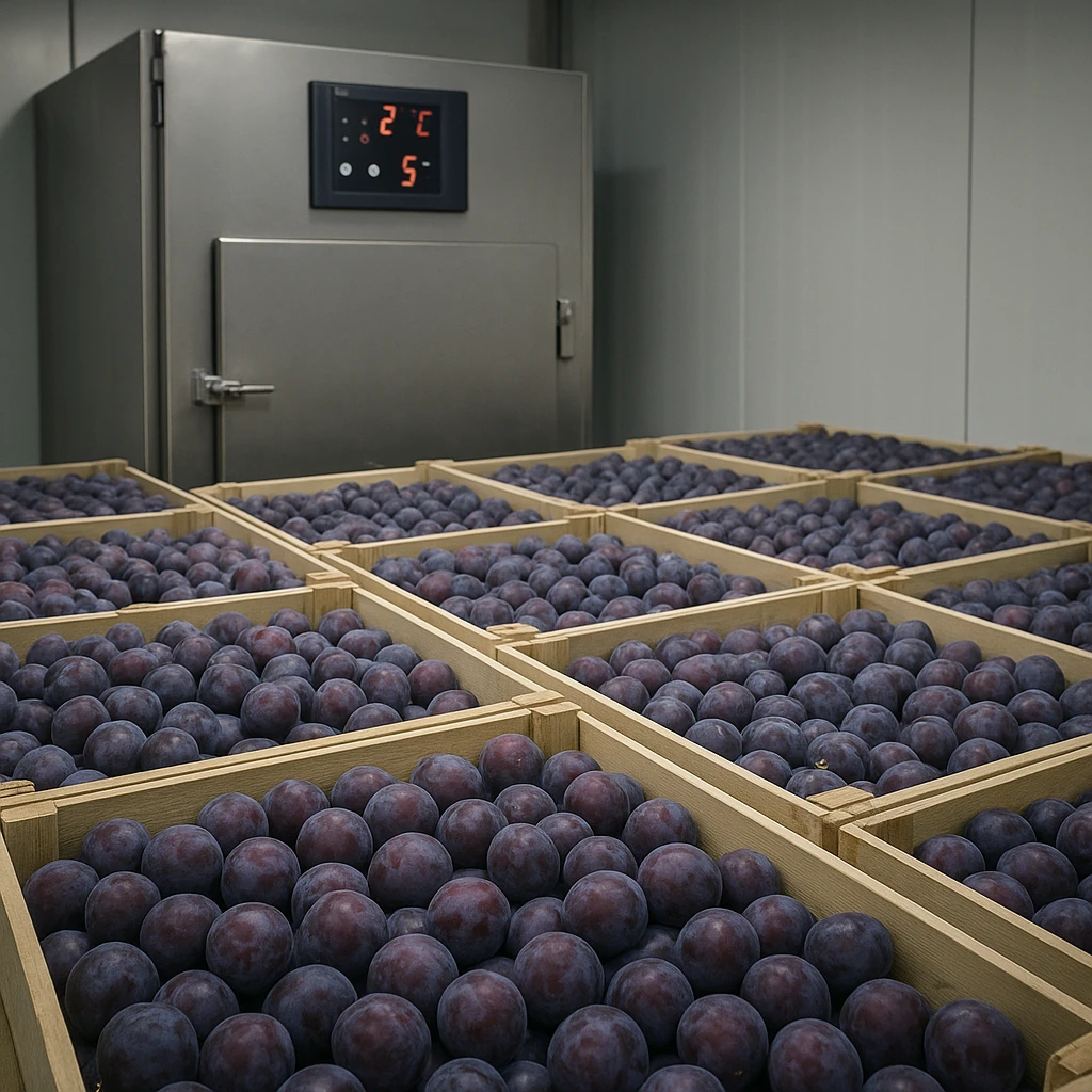 Przechowywanie śliwek w kontrolowanej atmosferze