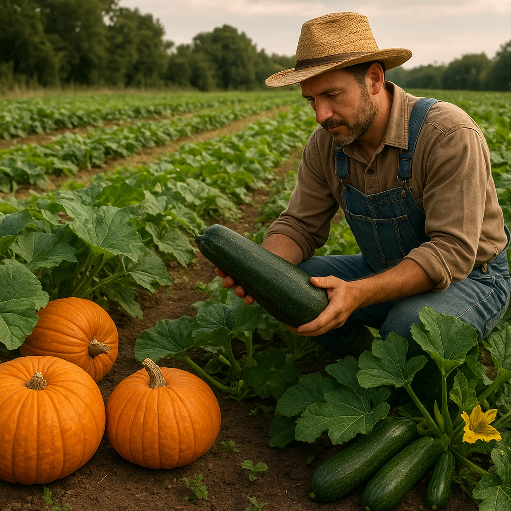 Produkcja ekologicznej dyni i cukinii