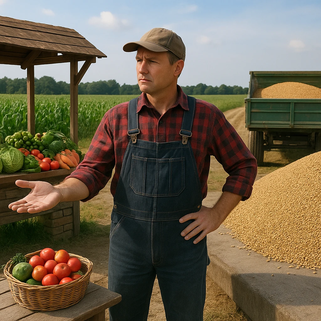 Sprzedaż bezpośrednia vs skup – gdzie rolnik realnie więcej zarabia?
