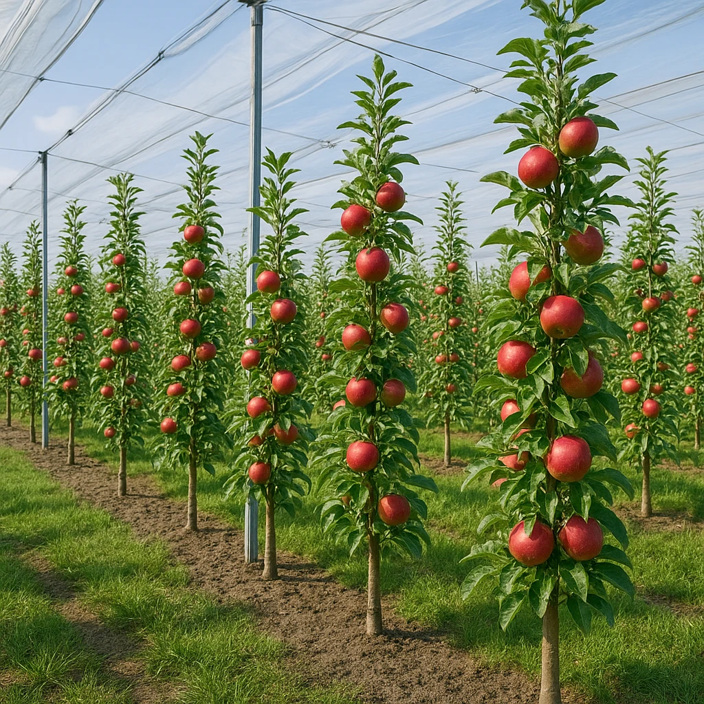 Uprawa jabłoni w systemie superintensywnym