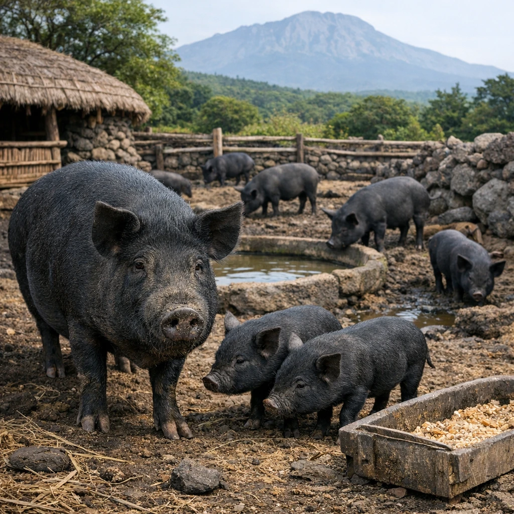 Jeju Black – Sus scrofa domesticus – trzoda chlewna