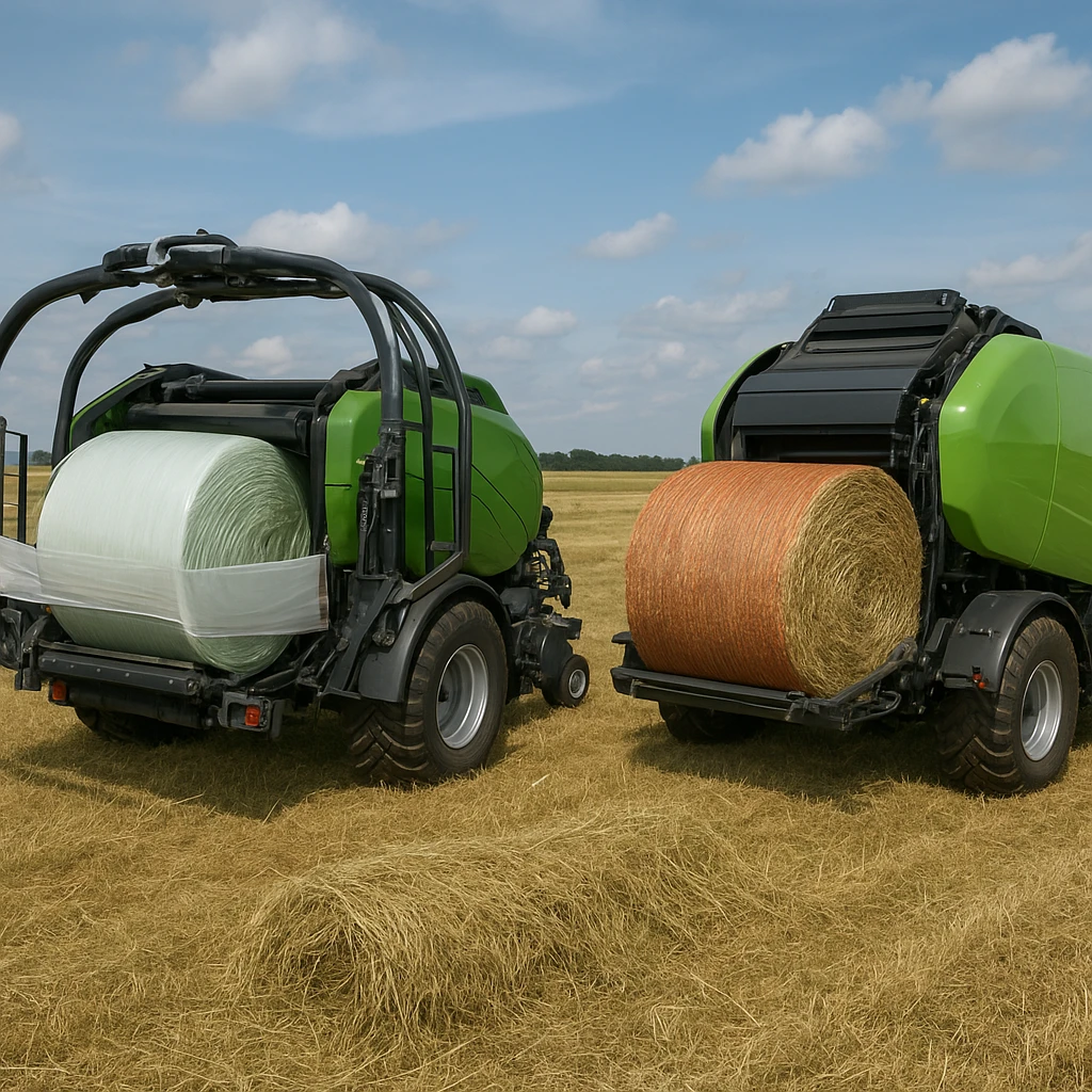 Nowe generacje pras z owijaniem siatką i folią – co wybrać?