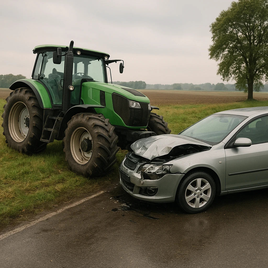 Ubezpieczenie rolnika a szkody komunikacyjne z udziałem maszyn rolniczych