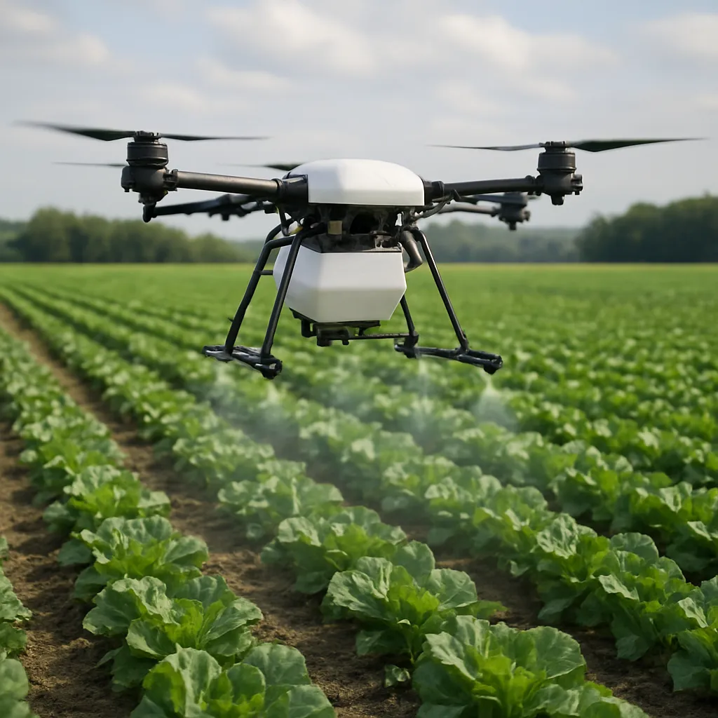 Drony rolnicze w uprawie warzyw polowych