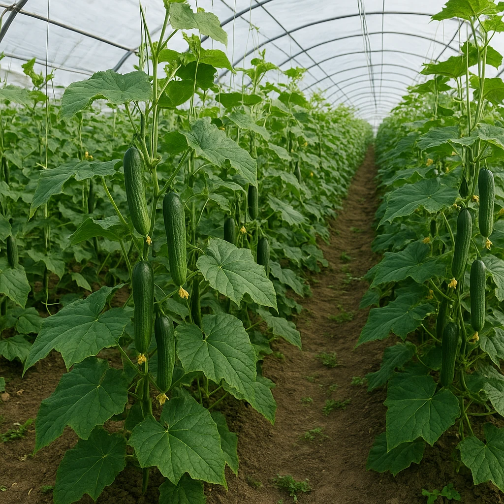 Produkcja ogórka pod osłonami w rejonach o krótkim lecie
