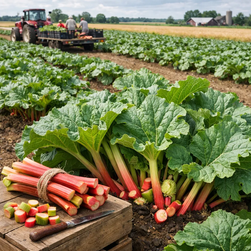 Rabarbar ogrodowy – Rheum rhabarbarum (warzywo)