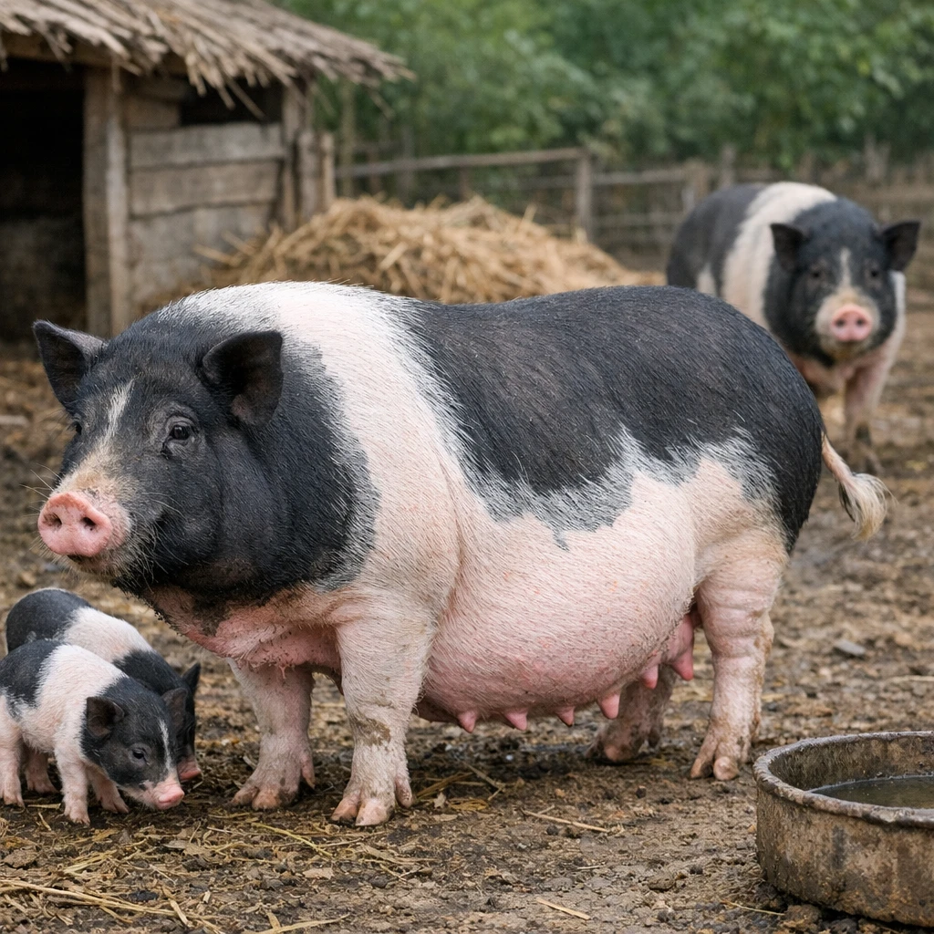 Mong Cai – Sus scrofa domesticus – trzoda chlewna