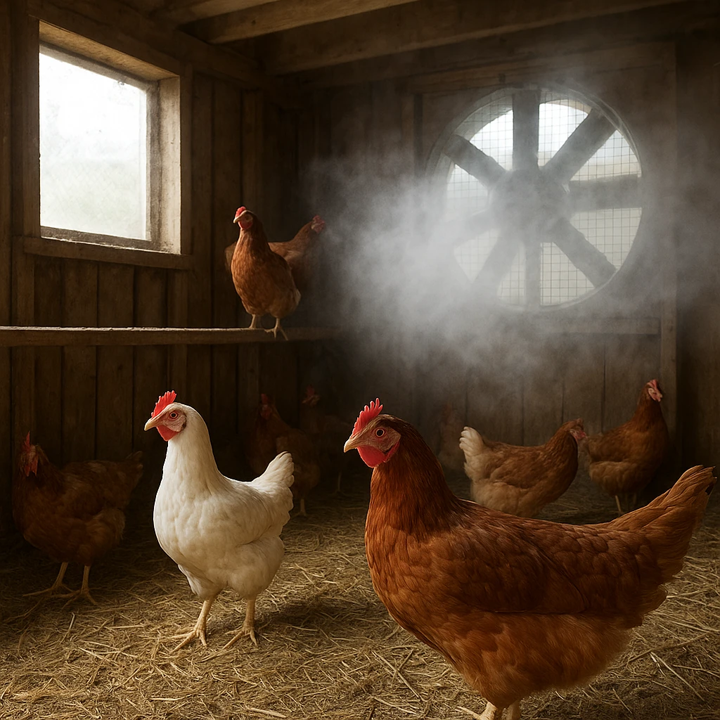 Jak ograniczyć wilgotność w kurniku?