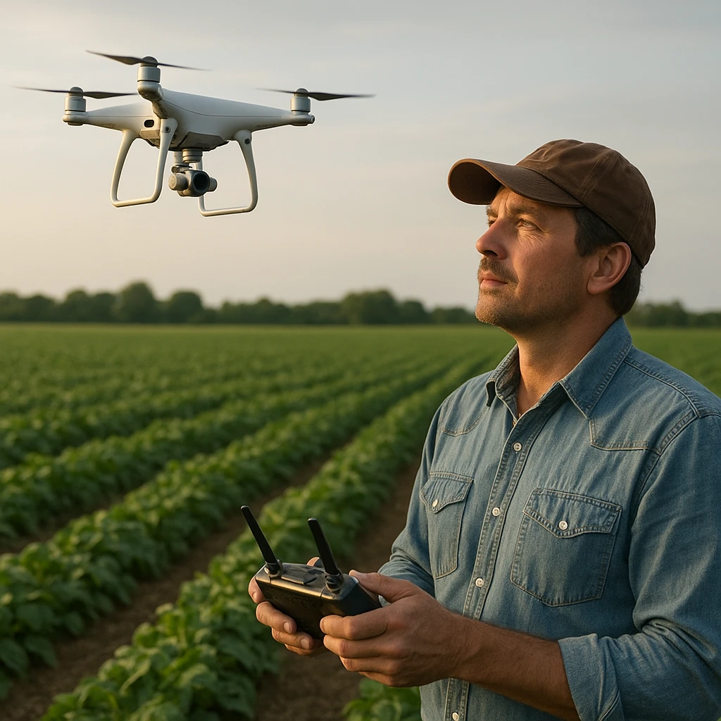 Kiedy po raz pierwszy użyto dronów w rolnictwie?
