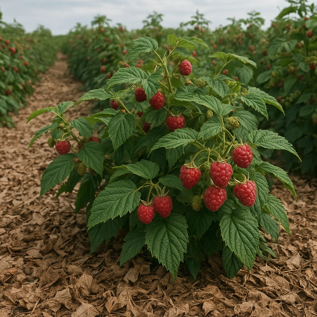 Plantacja malin na susz liściowy – alternatywny kierunek sprzedaży