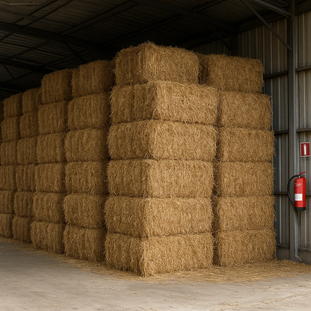 Przechowalnia słomy a bezpieczeństwo pożarowe