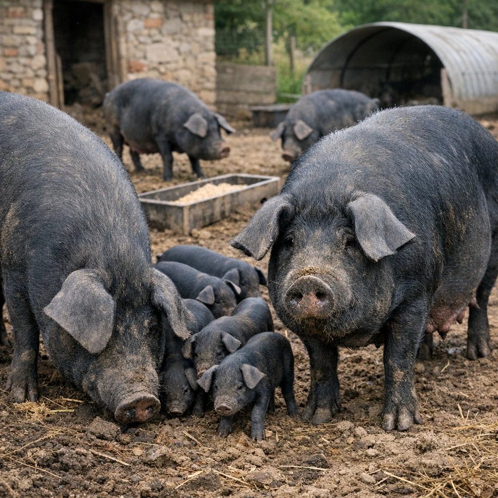 Casertana – Sus scrofa domesticus – trzoda chlewna