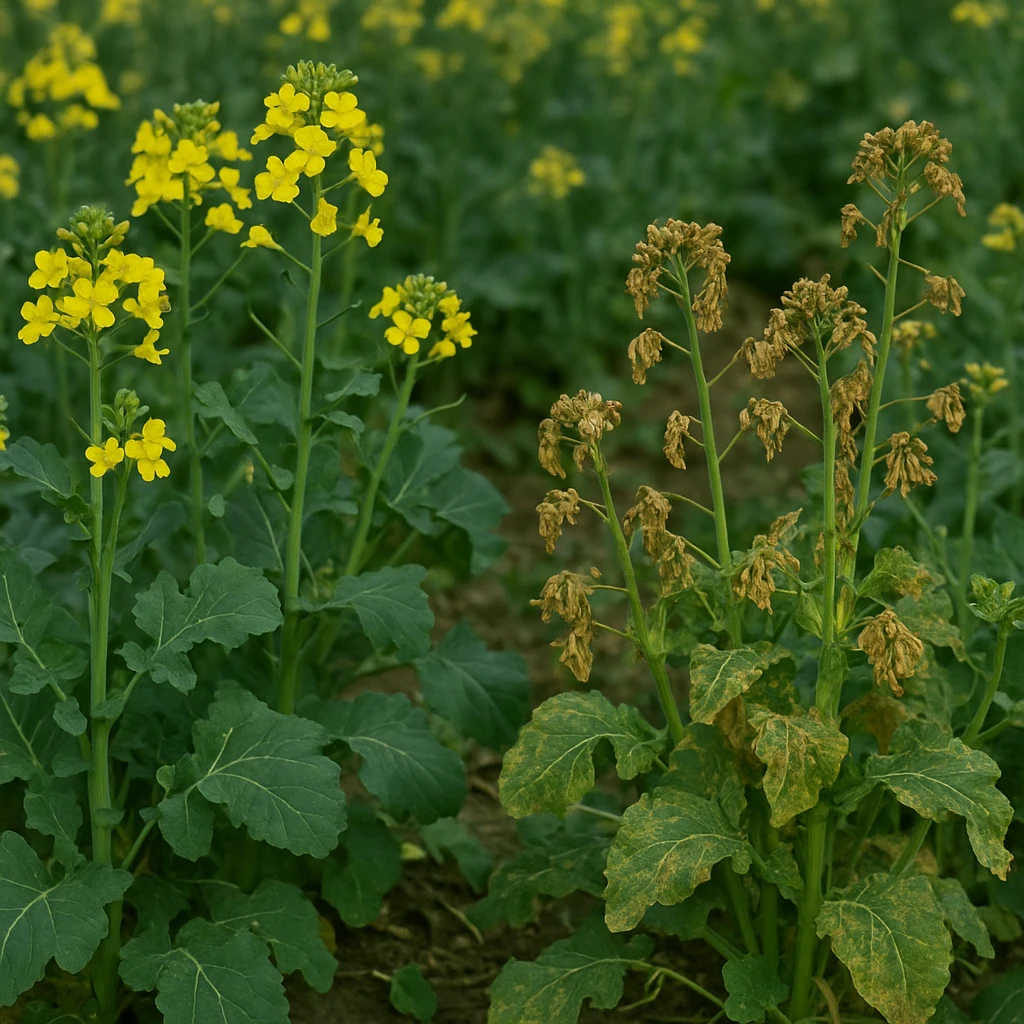 Nowoczesne odmiany rzepaku a odporność na suchą zgniliznę kapustnych