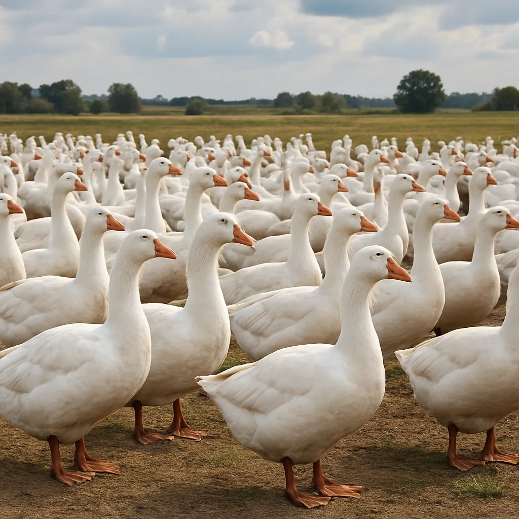 Największe hodowle gęsi w Europie