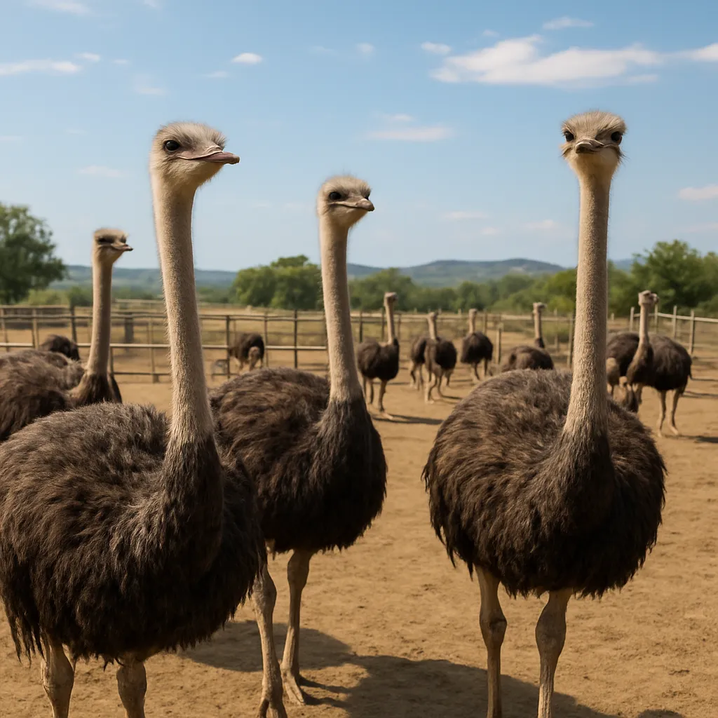 Największe hodowle strusi