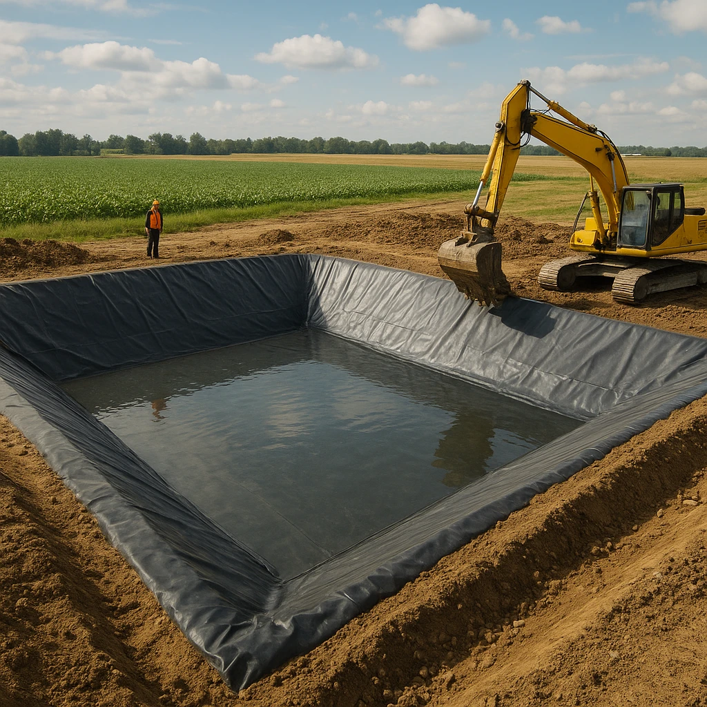 Budowa zbiorników retencyjnych na potrzeby nawadniania