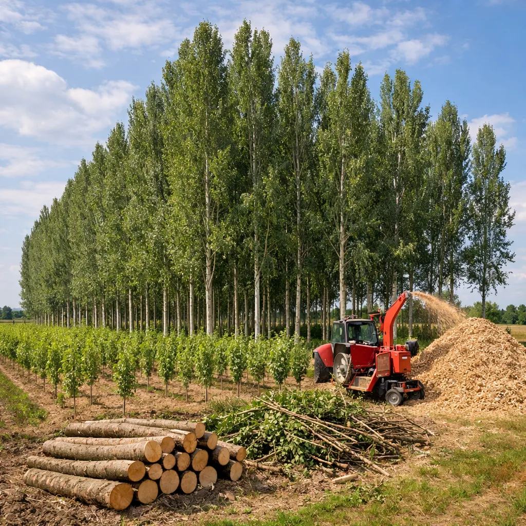 Topola kanadyjska – Populus ×canadensis (roślina energetyczna)