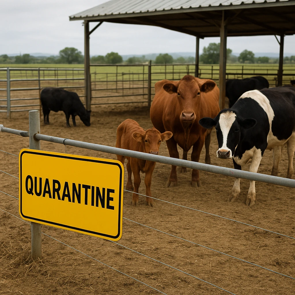 Jak zorganizować strefę kwarantanny w gospodarstwie?