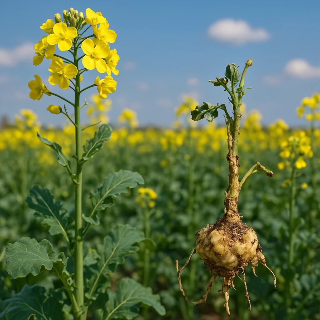 Odmiany rzepaku odporne na kiłę kapusty – kiedy to konieczność