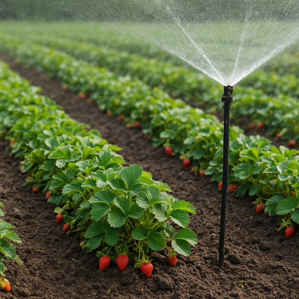Najlepsze praktyki nawadniania plantacji truskawek