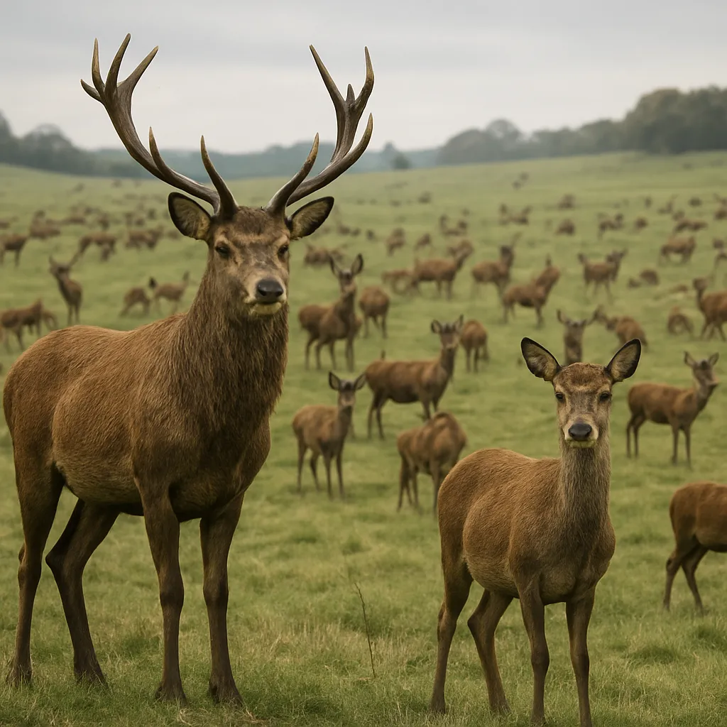 Największe hodowle jeleni