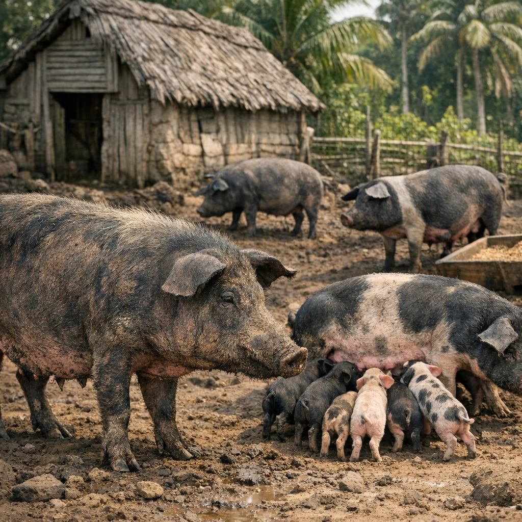 Criollo Cubano – Sus scrofa domesticus – trzoda chlewna
