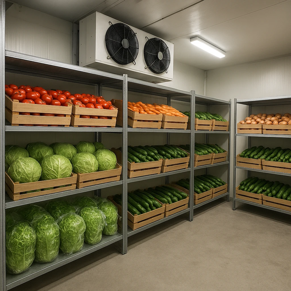 Przechowywanie warzyw w chłodniach z kontrolą wilgotności