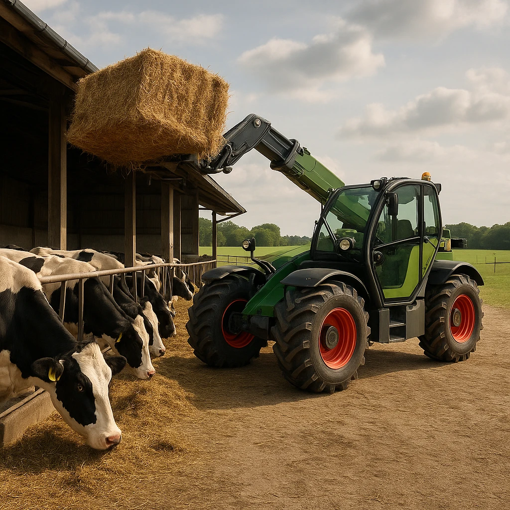 Jak dobrać ładowarkę teleskopową do gospodarstwa mlecznego?