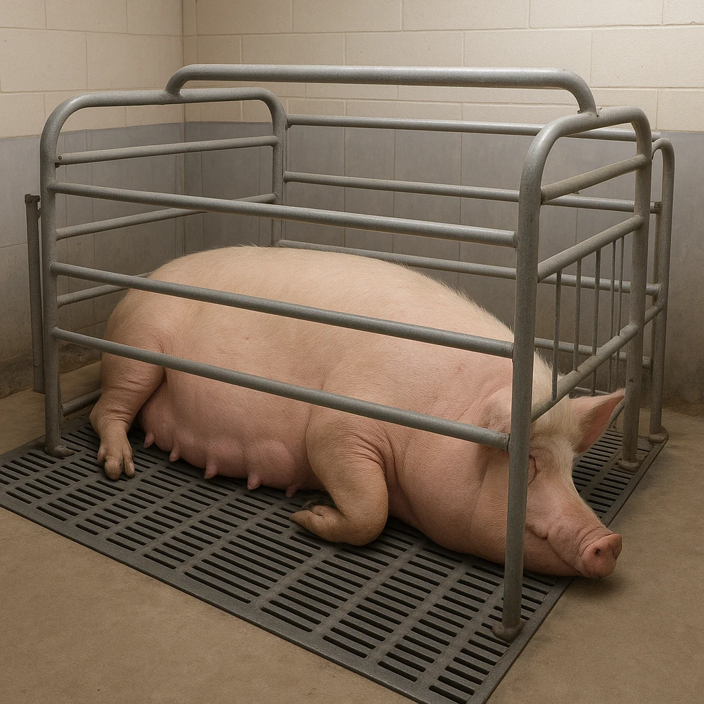 Wymiary kojców dla loch zgodnie z aktualnymi przepisami