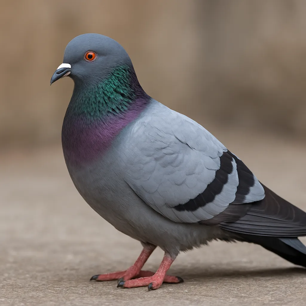 Gołąb maltański – Columba livia domestica – gołąb