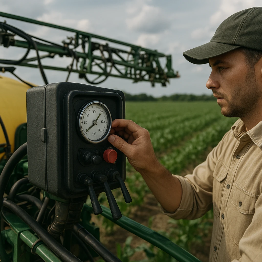 Jak dobrać ciśnienie robocze w opryskiwaczu polowym?