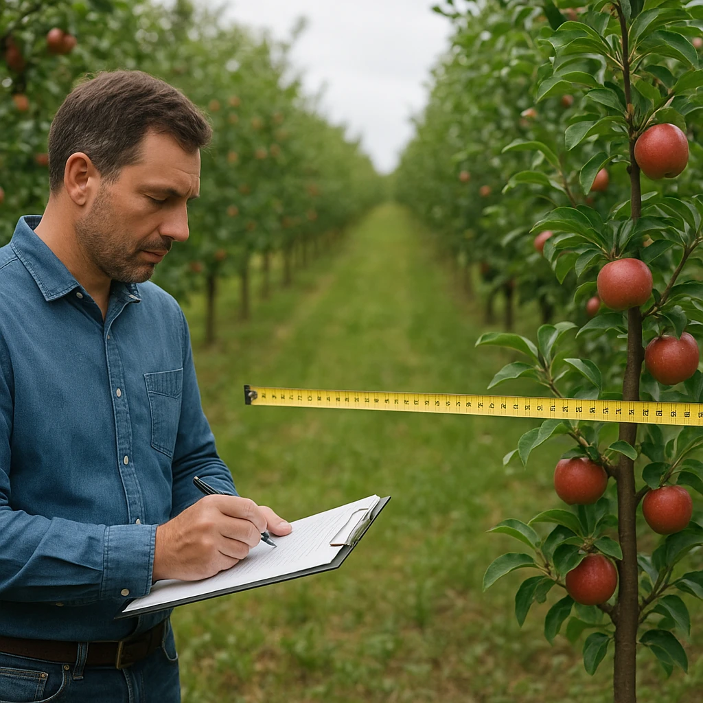 Jak obliczyć obsadę drzew na hektar