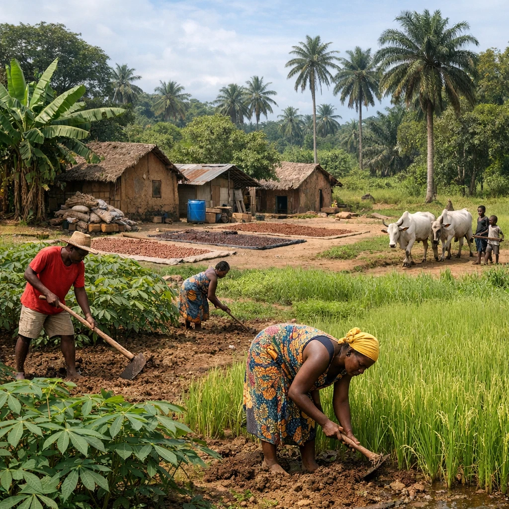 Rolnictwo na Wybrzeżu Kości Słoniowej – jak wygląda
