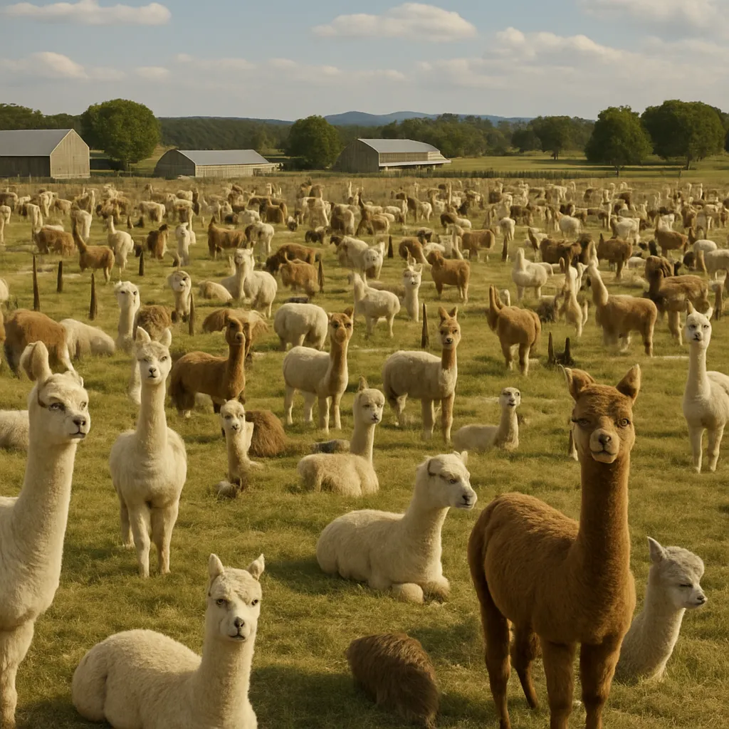 Największe hodowle alpak
