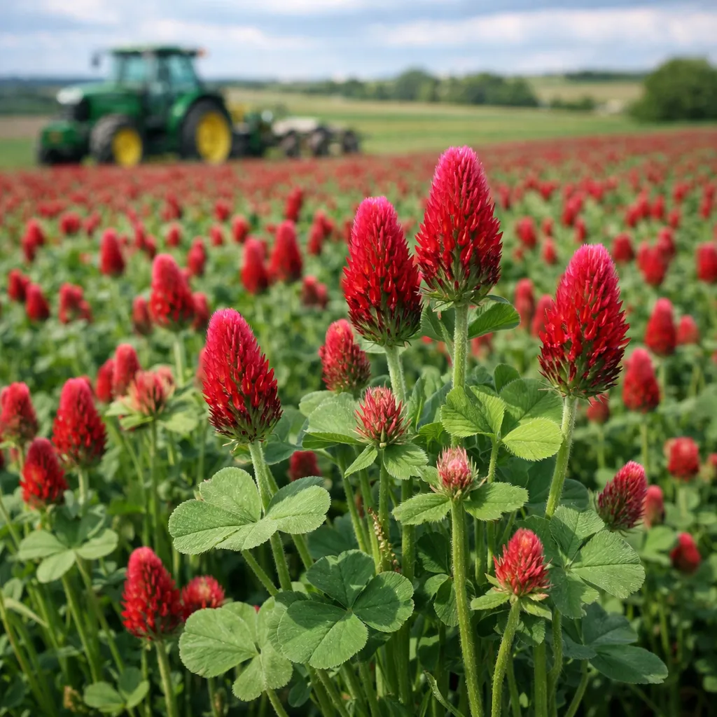 Koniczyna inkarnatka – Trifolium incarnatum (roślina pastewna)