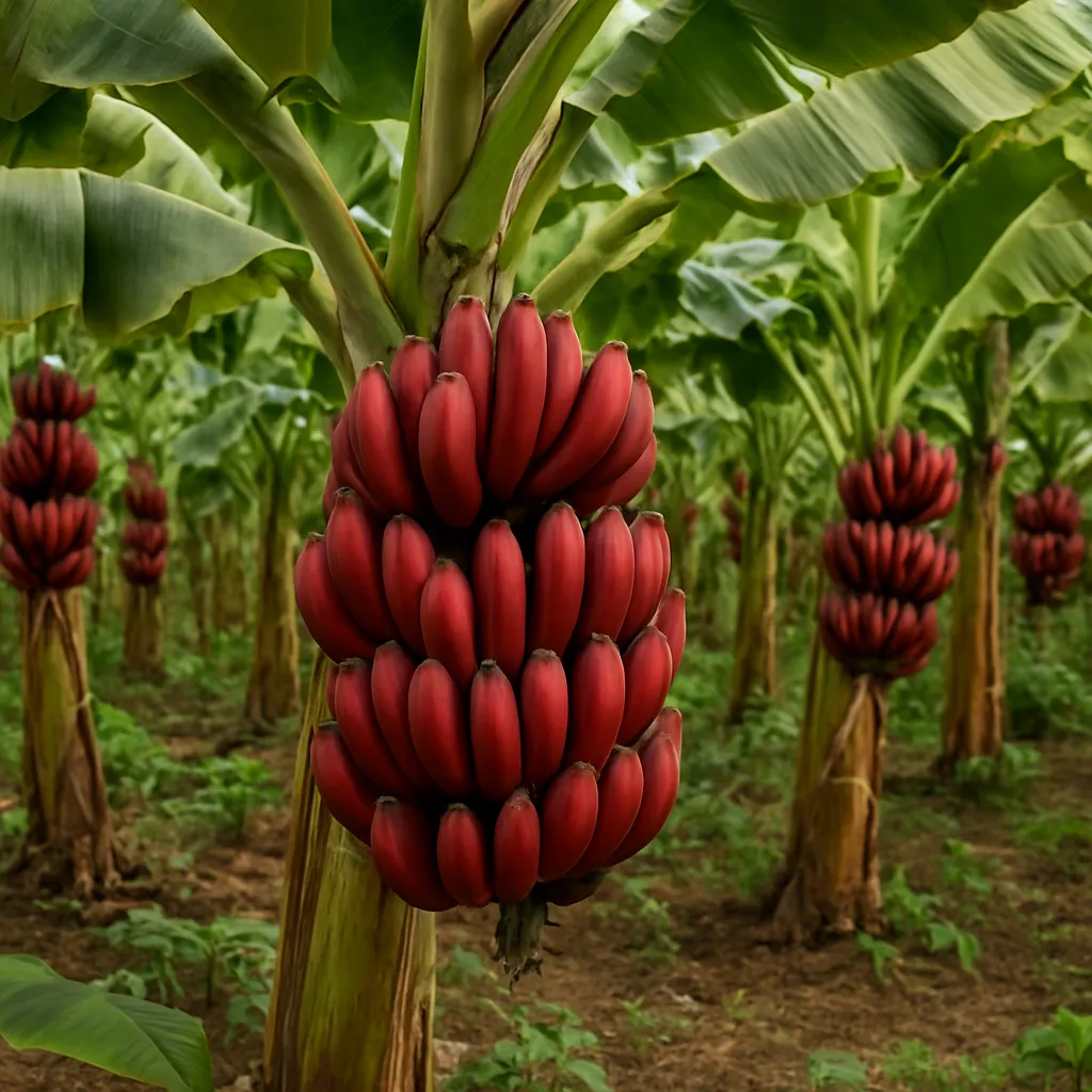 Uprawa bananów czerwonych