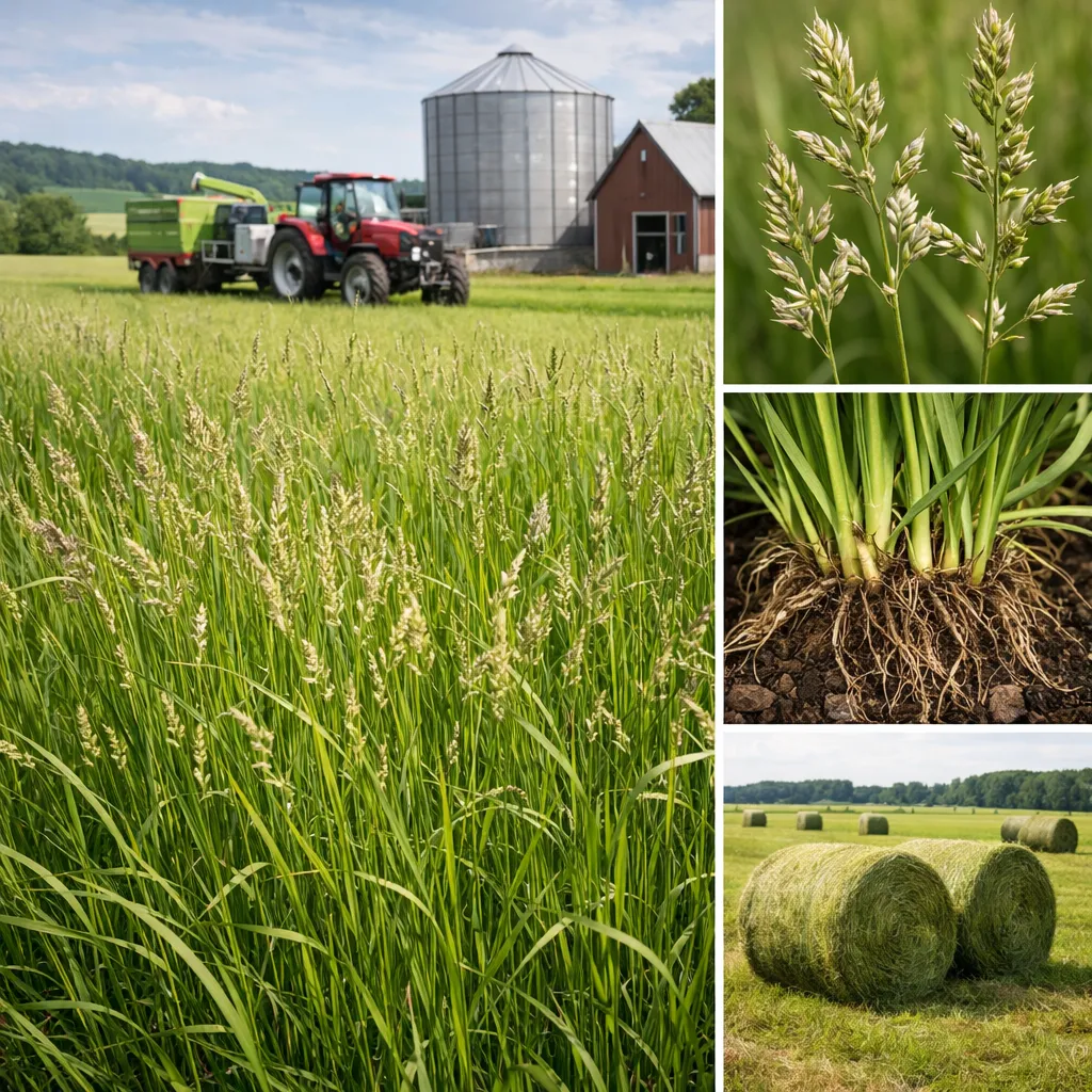 Kostrzewa łąkowa – Festuca pratensis (roślina pastewna)
