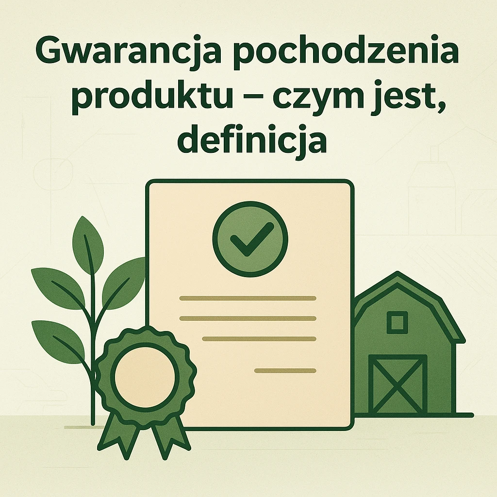 Gwarancja pochodzenia produktu – czym jest, definicja