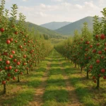Największe plantacje jabłoni w Chinach