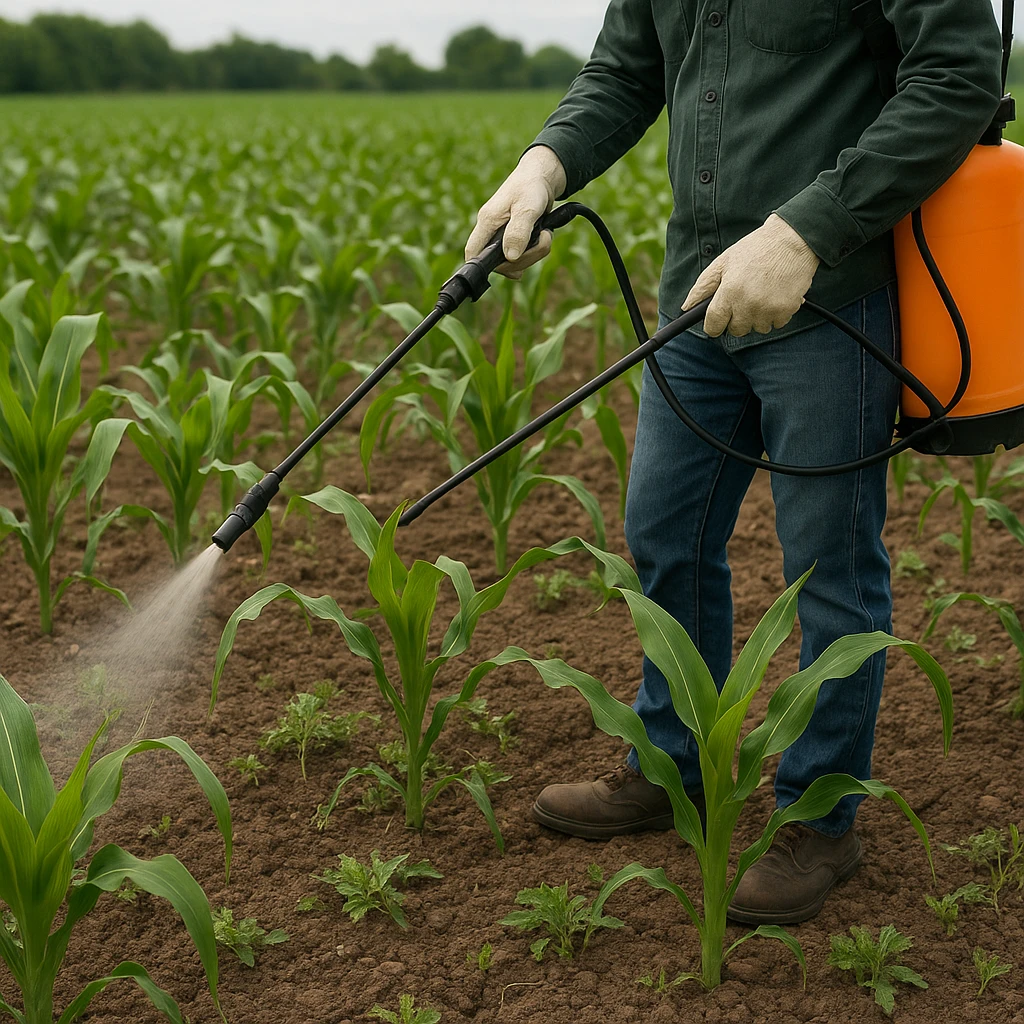 Zwalczanie chwastów w kukurydzy przy uproszczonej uprawie gleby