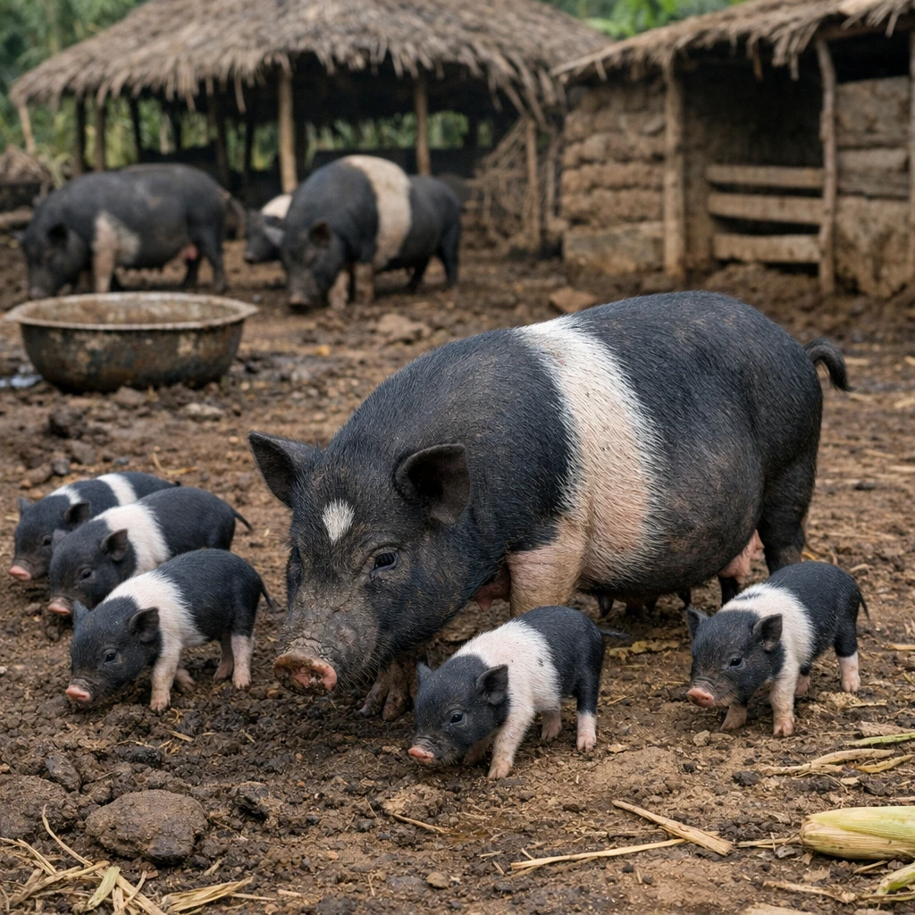 West African Dwarf – Sus scrofa domesticus – trzoda chlewna