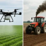 Porównanie spalania paliwa vs koszt pracy DJI Agras T50