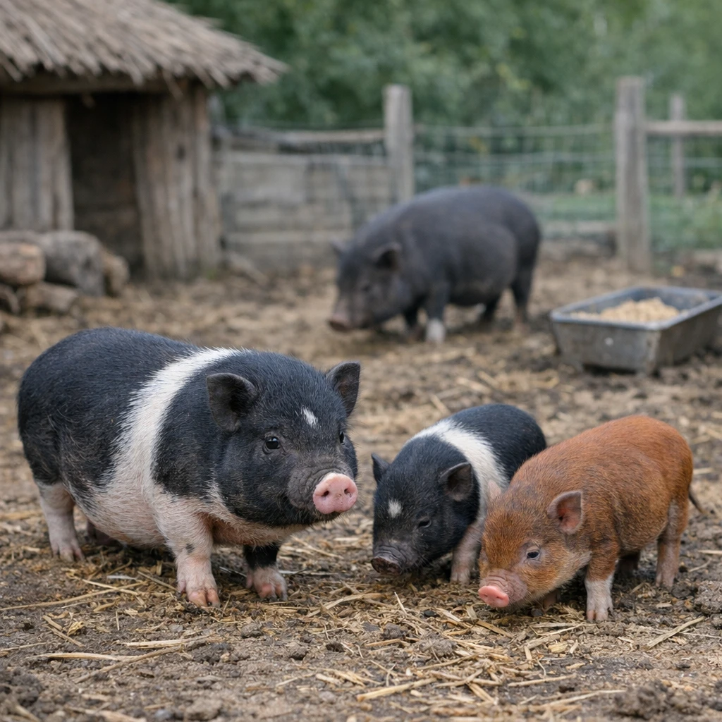 Ashanti Dwarf – Sus scrofa domesticus – trzoda chlewna